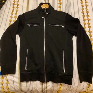 INC Black Full-Zip Jacket